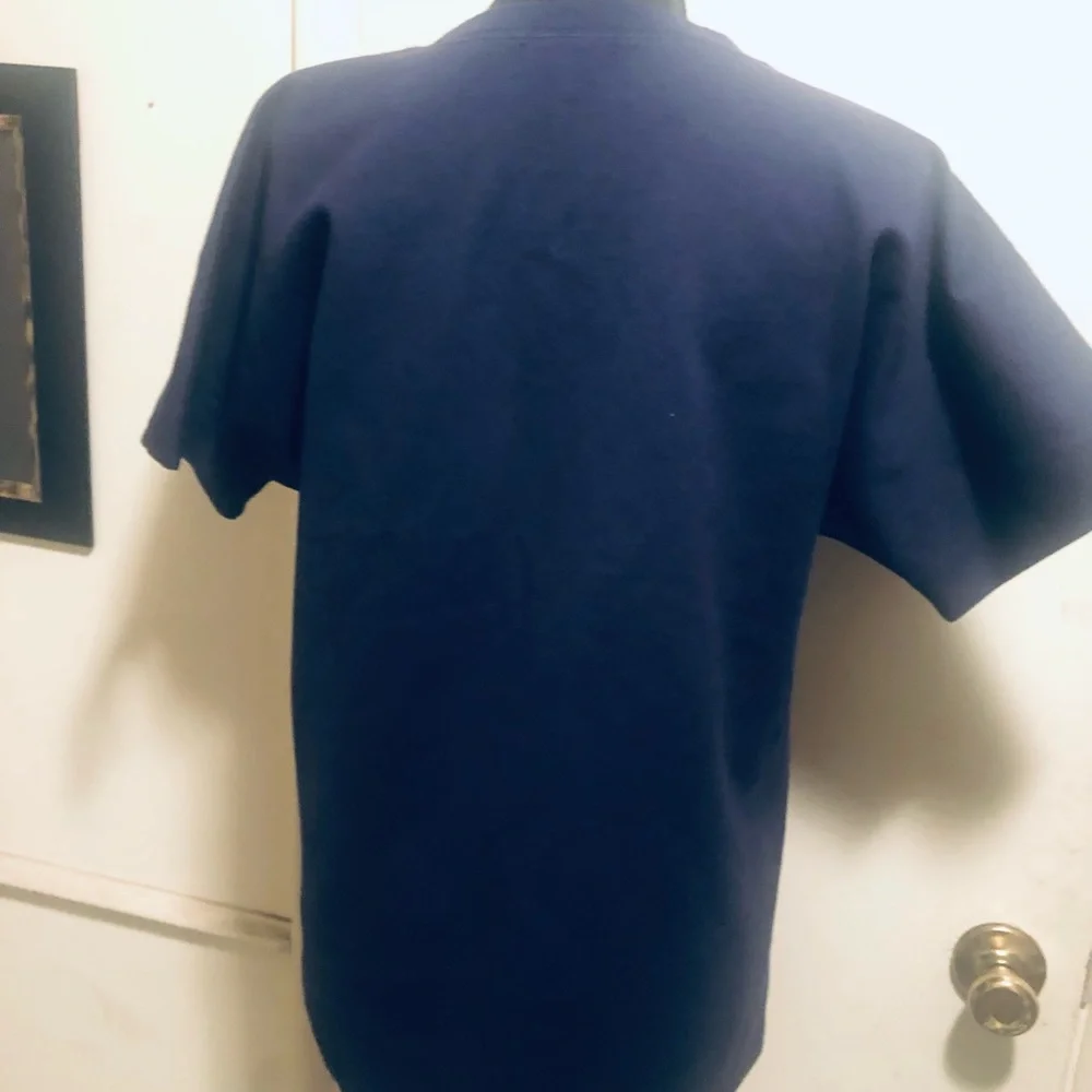 J. Crew Navy embellished short sleeve shirt